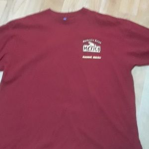 Men's graphic t shirt red 3X Mare Blue